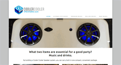 Desktop Screenshot of coolerspeakersystems.com
